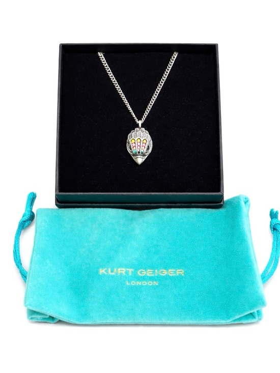 Kurt Geiger Jewelry - Kurt Geiger London Silver & Crystal Embellished Eagle Pendant Necklace NWT